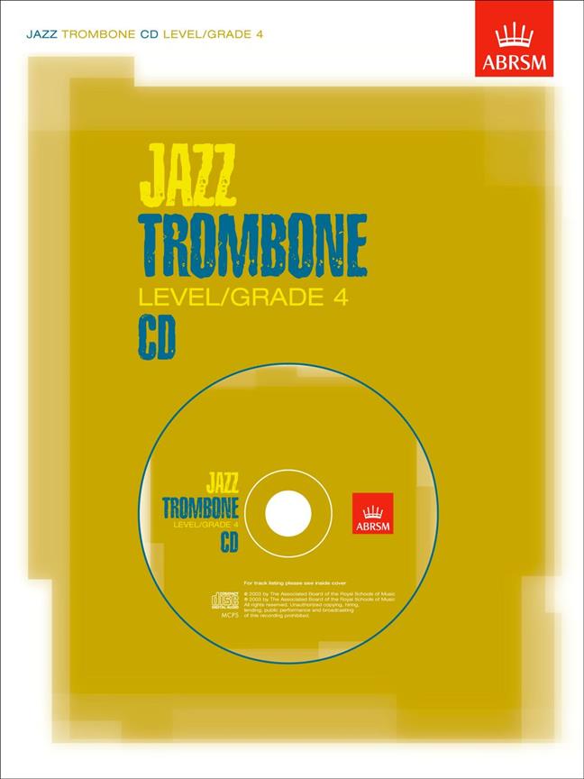 Jazz Trombone CD Level/Grade 4