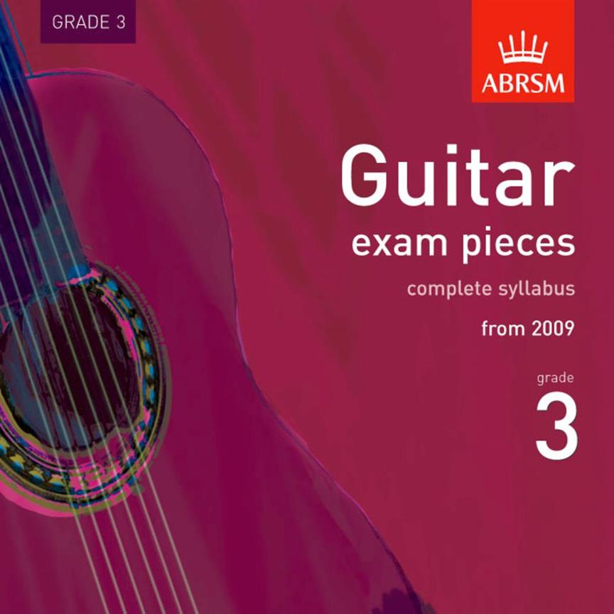 Guitar exam pieces, complete syllabus from 2009