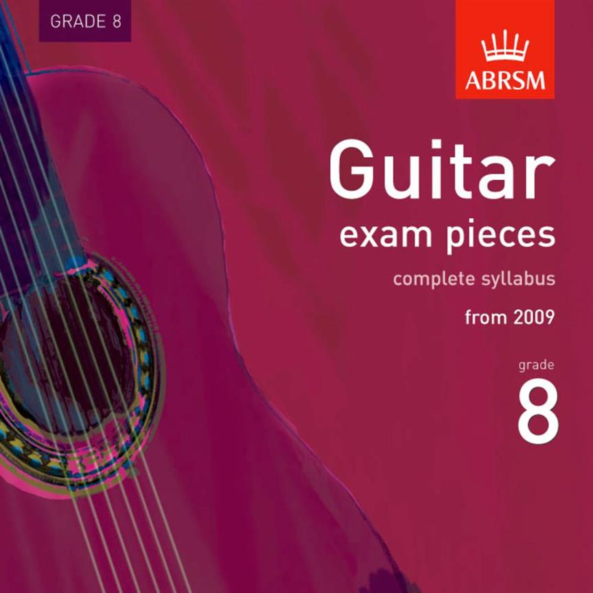 Guitar exam pieces, complete syllabus from 2009