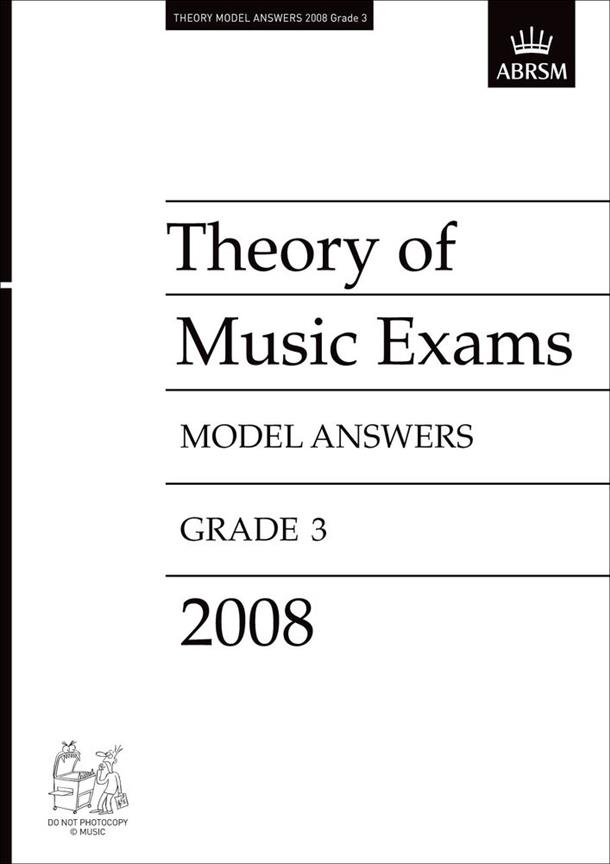 Theory of Music Exams, Grade 3, 2008