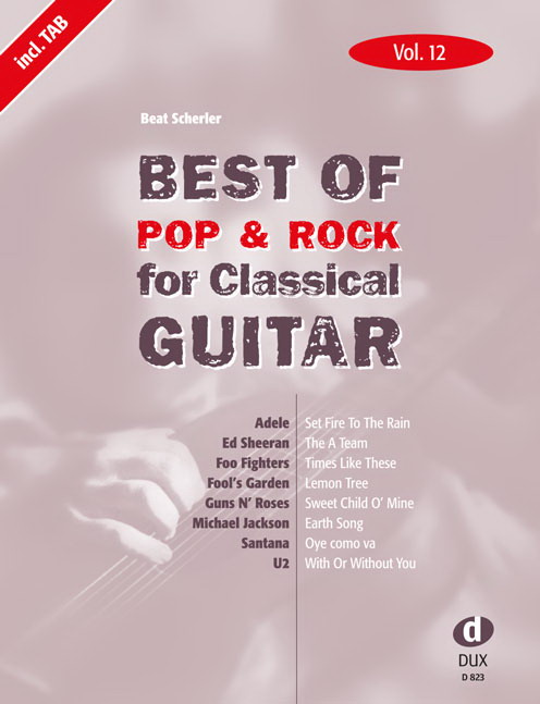 Best Of Pop & Rock For Classical Guitar 12