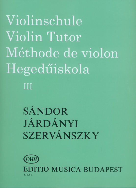 Sandor: Violinschule 3