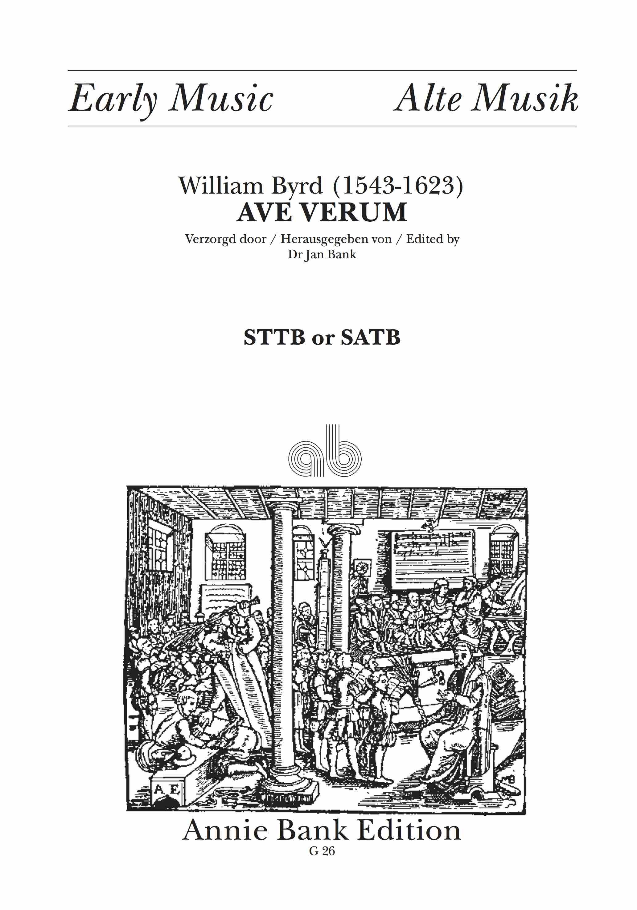 William Byrd: Ave Verum Corpus (SATB)