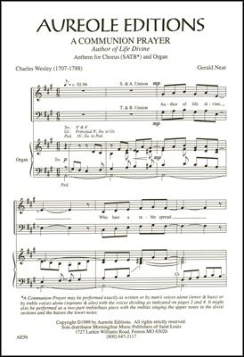A Communion Prayer