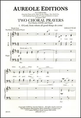 Two Choral Prayers