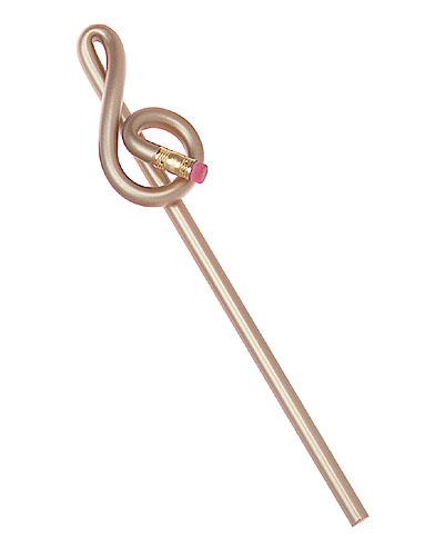 Treble Clef Shaped Bentcil