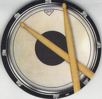 Drinks' Coaster (Circular Drum Practice Pad)