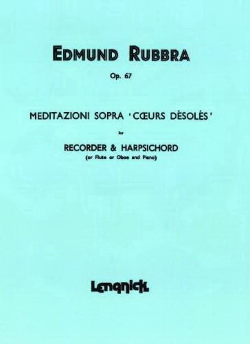 Meditazioni Sopra ‘Coeurs Désolés’, Op. 67