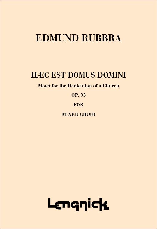 Haec et Domus Domini Op95