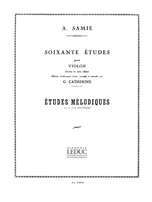 Auguste Samie: 60 Studies for Violin