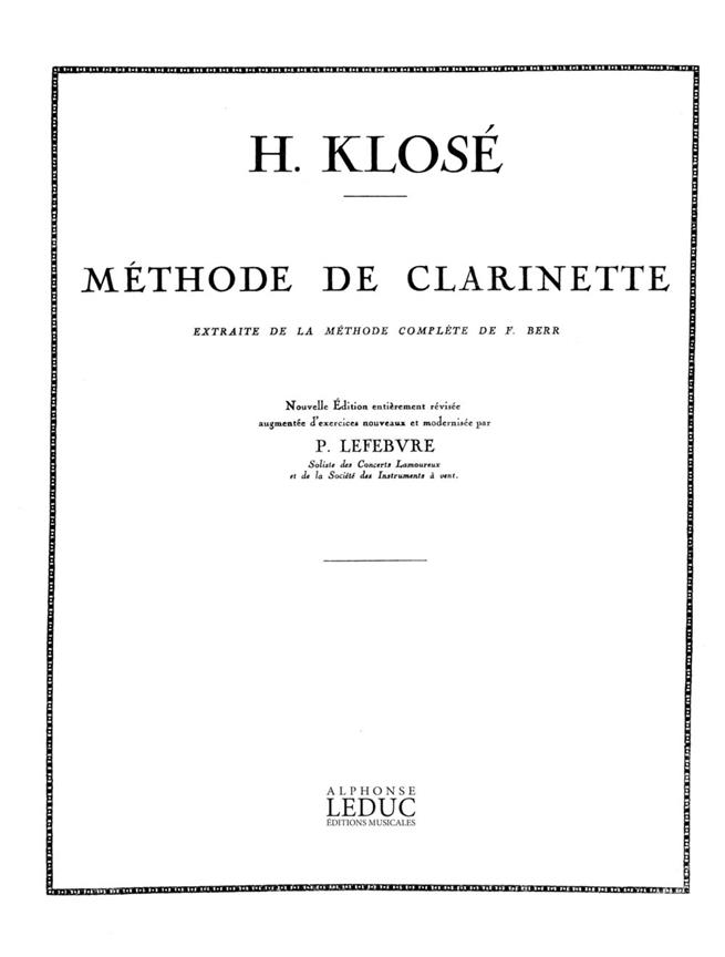 Hyacinthe Klose: Methode Extraite De La Methode De Berr