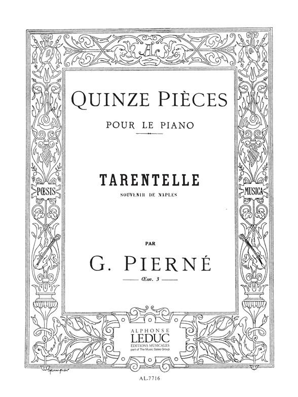 Tarentelle Op.3, No.15 in a minor