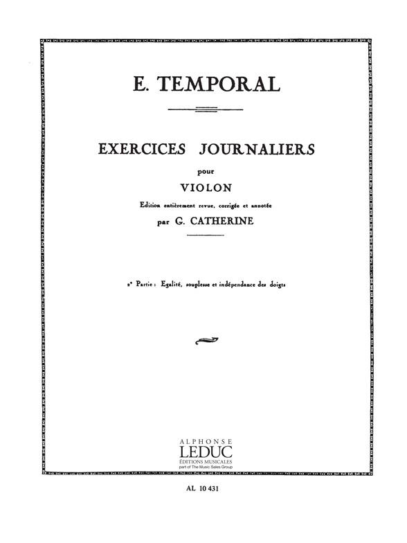 Temporal: Exercices journaliers Vol.2