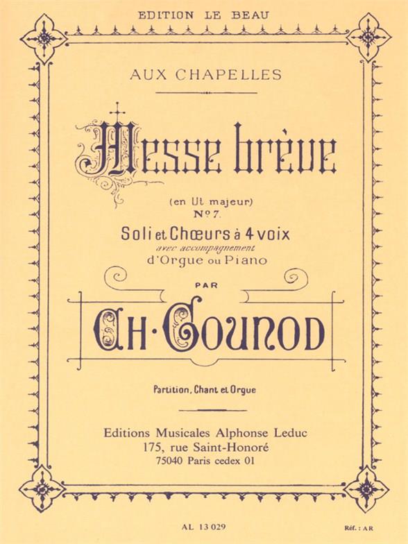 Charles Gounod: Messe Breve No. 7