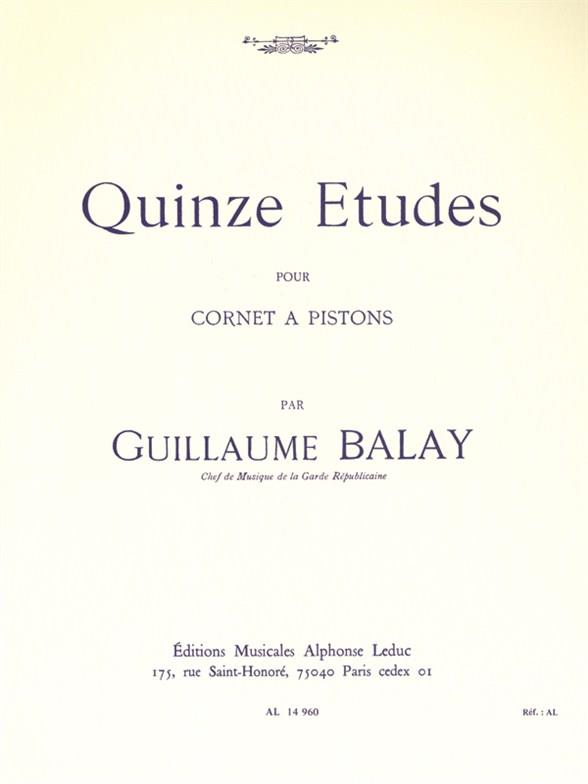 Guillaume Balay: 15 Etudes