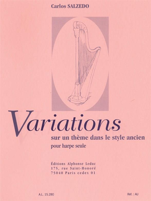 Carlos Léon Salzédo: Variations sur un Thème dans le Style ancien