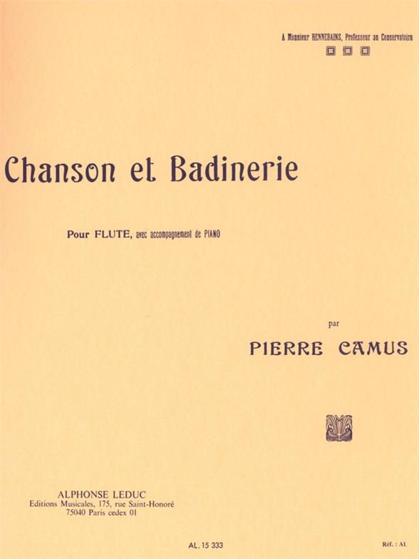 Camus: Chanson et badinerie pour flute
