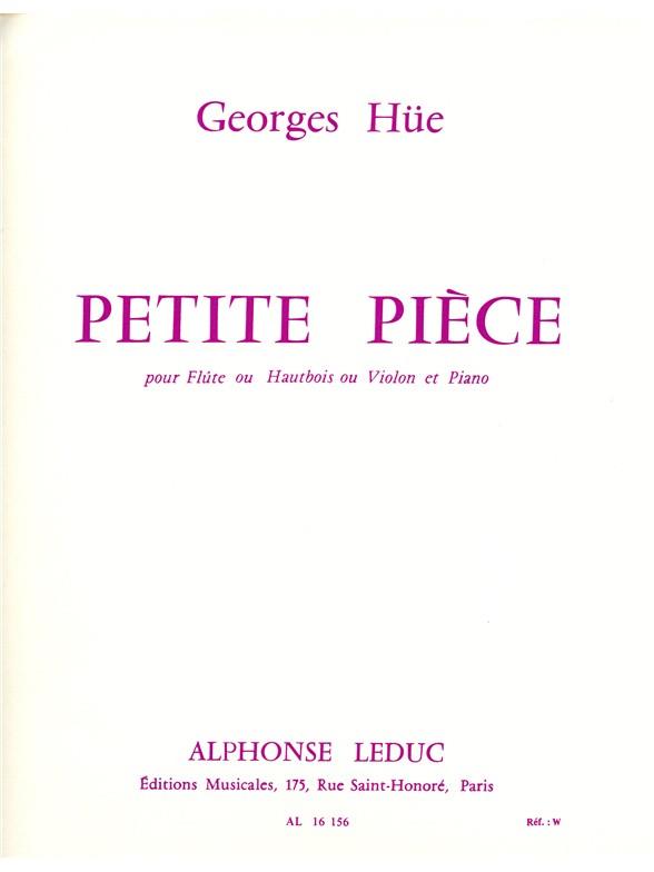 Georges Hue: Petite Piece in G major