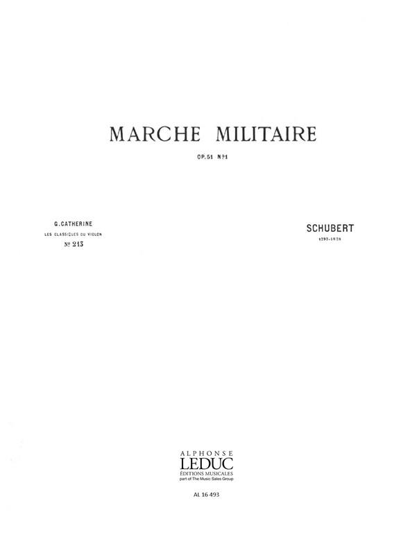 Franz Peter Schubert: Marche militaire
