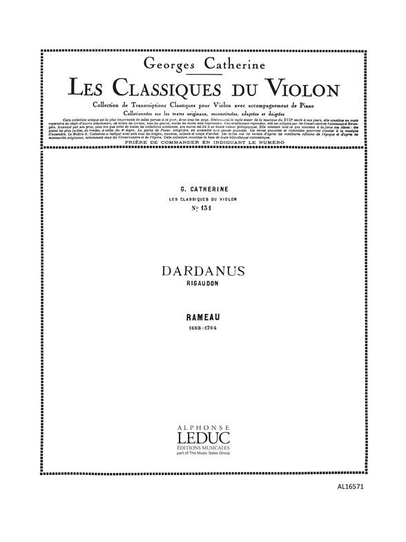 Jean-Philippe Rameau: Rigaudon