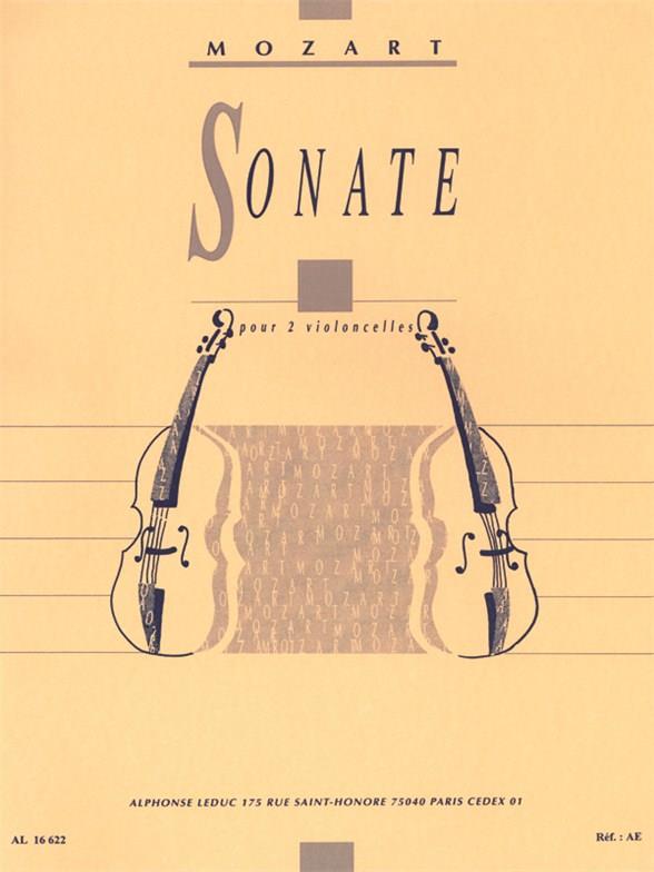 Mozart: Sonata For Two Cellos