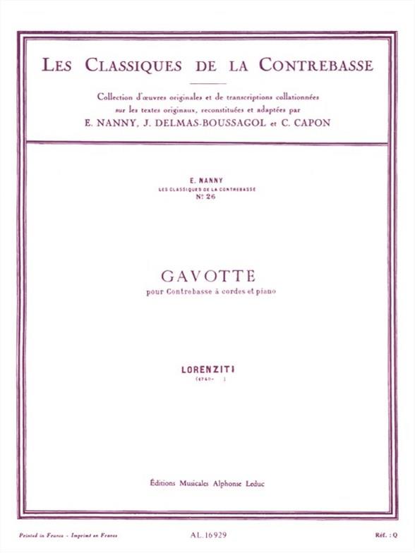 Joseph-Antoine Lorenziti: Gavotte