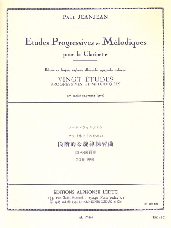 Jean-Jean: 20 Etudes Progressives & Melodiques 2