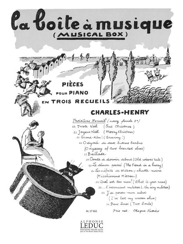 Charles-Henry: Boite A Musique N024 Joyeux Noel Piano