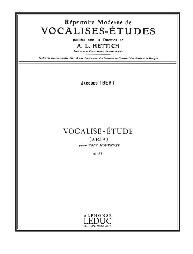 Ibert: Vocalise Etude N0123