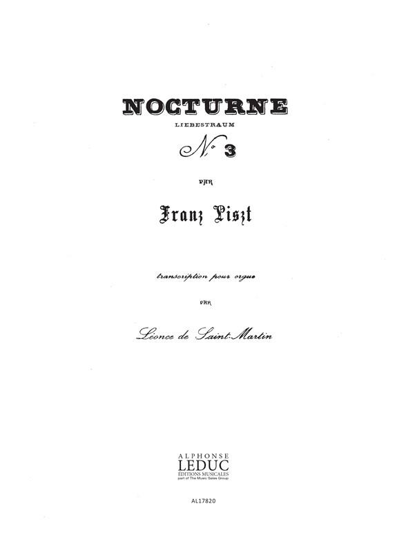 Liszt: Nocturne N03