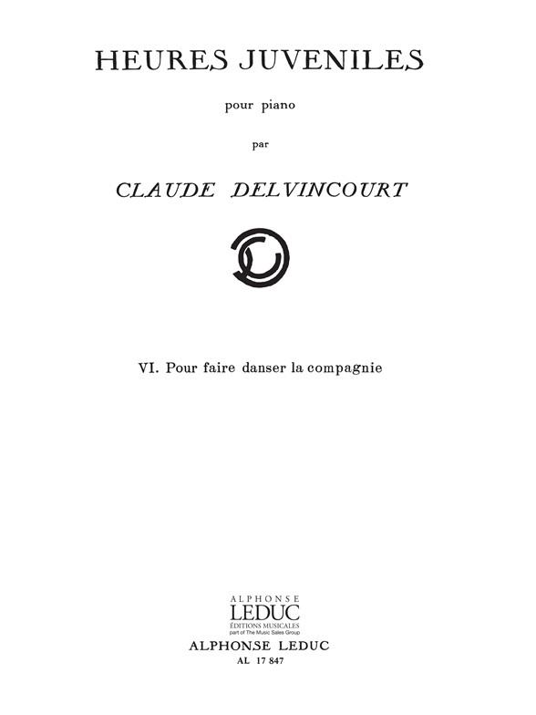 Delvincourt: Heures Juveniles N06