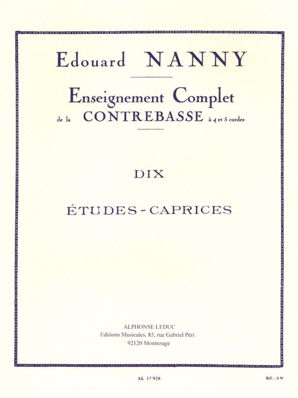 Nanny: 10 Etudes Caprices