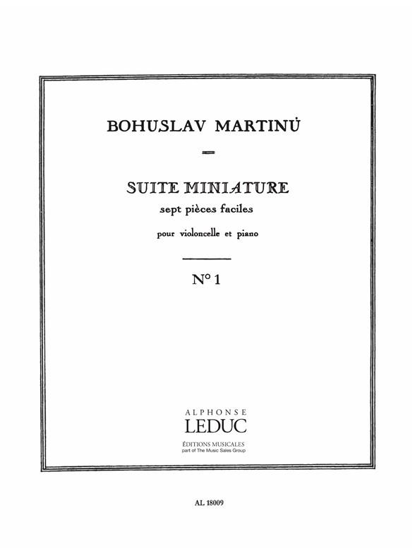 Bohuslav Martinu: Suite miniature H192, No.1