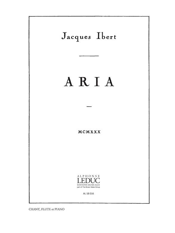 Aria, Vocalise-Etude