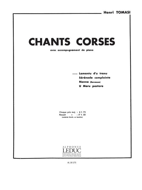 Chants corses No.1 - Golden Gate