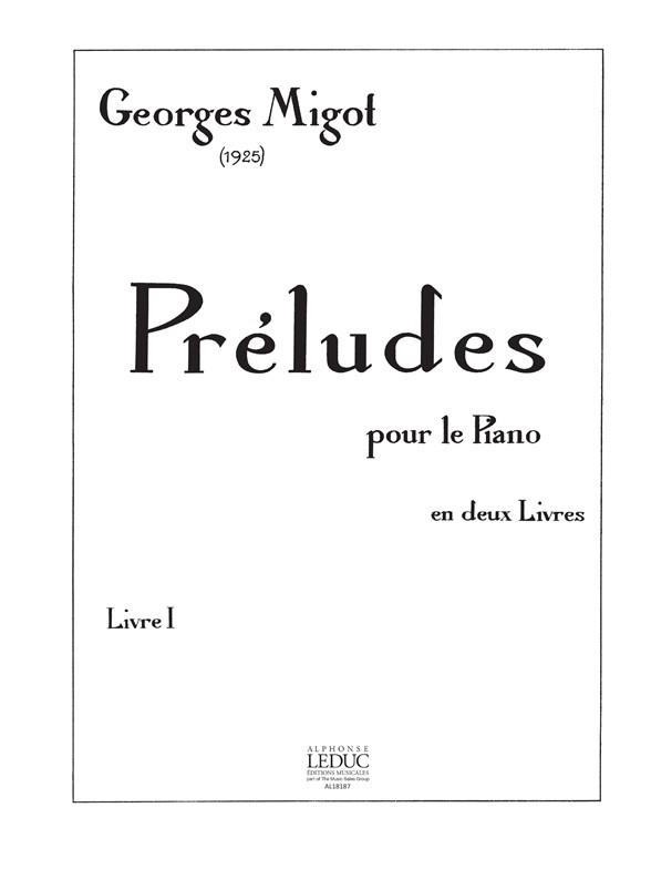 Preludes Pour Le Piano Volume 1 Piano