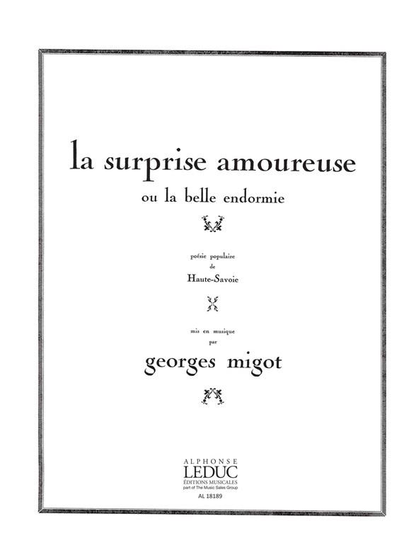 Surprise Amoureuse Ou La Belle Endormie