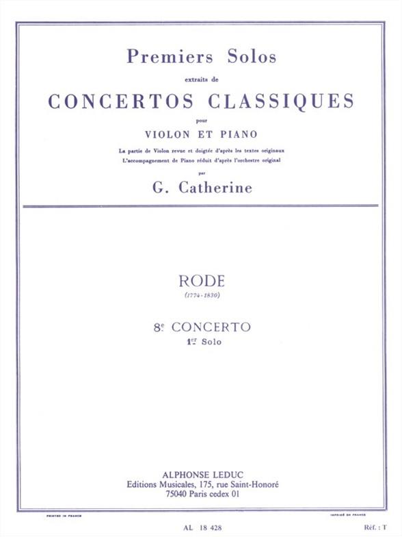 Rode: Premiers Solos Concertos