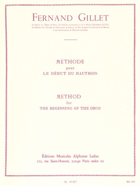 Ferdinand Gillet: Méthode pour le Début