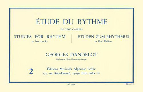 Georges Dandelot: Etude de Rythme Vol.2
