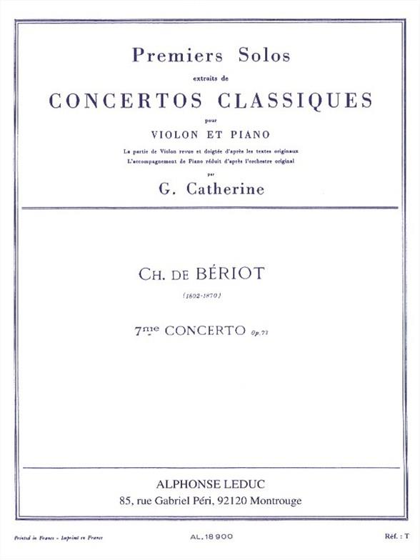 First Solos Extracted From The Classic Concertos