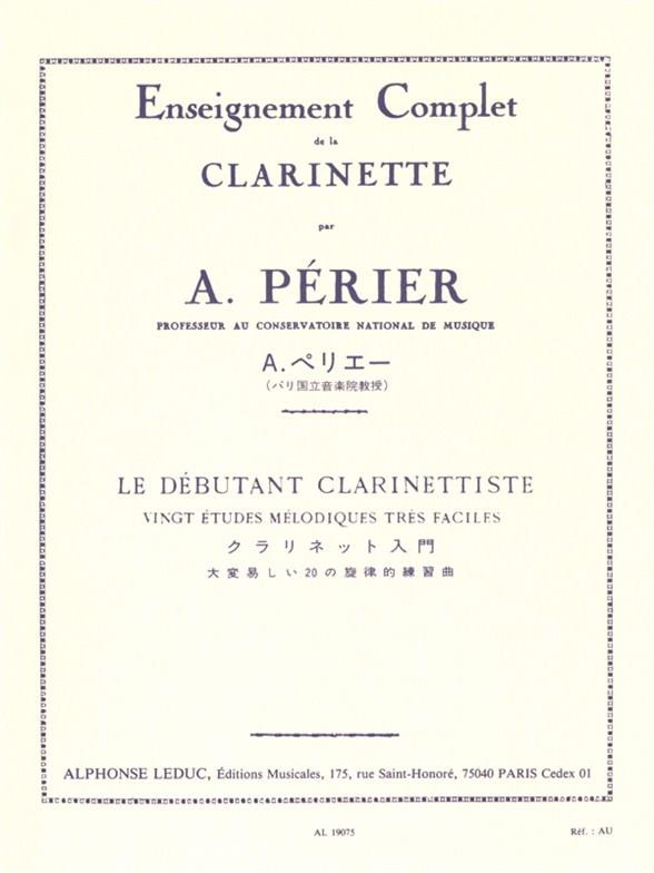 Perier: Debutant Clarinettiste