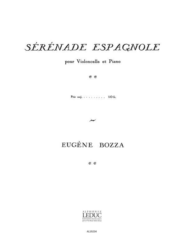 Eugène Bozza: Serenade Espagnole