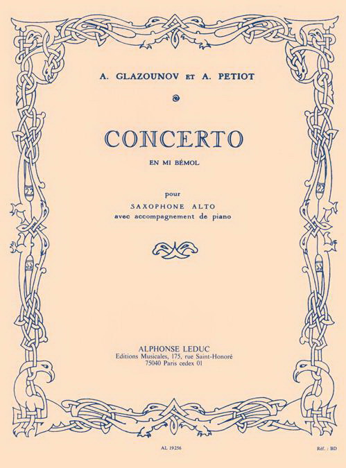 Glazounov: Concert Es