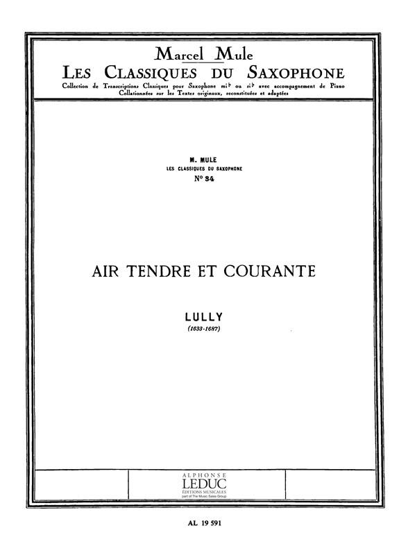 Air tendre et Courante