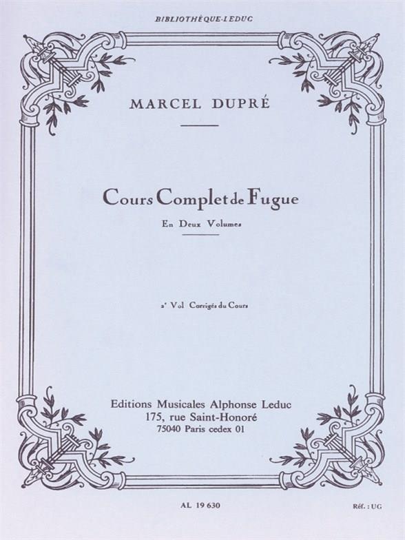 Marcel Dupre: Complete Study Of The Fugue