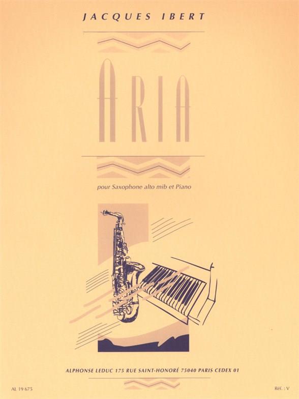 Jacques Ibert: Aria (Altsaxofoon, Piano)