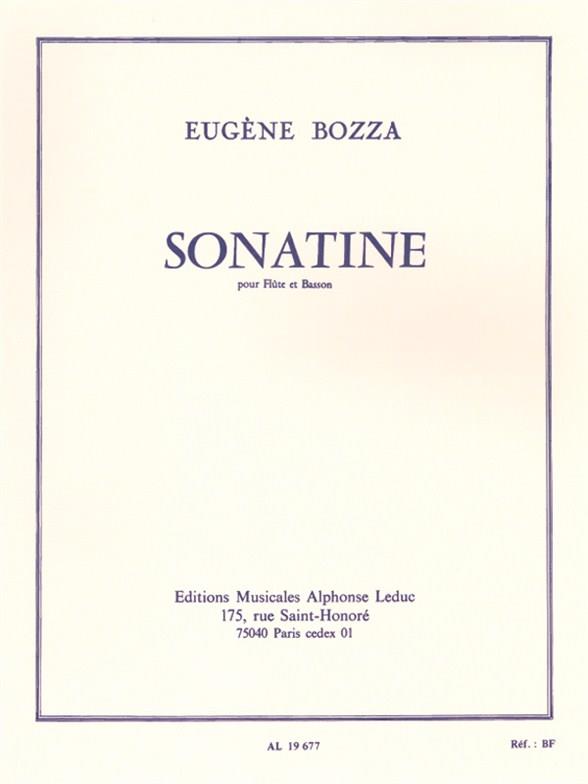 Eugène Bozza: Sonatine For Flute And Bassoon