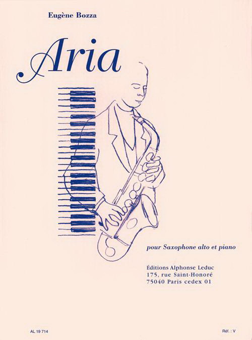Bozza: Aria (Altosaxophone, Piano)