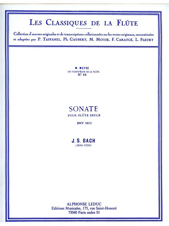 Bach: Sonata BWV1013 in a minor